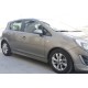 Бокові пороги DPT V-3 (чорний глянець) для Opel Corsa D 2007-2014 рр