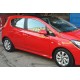 Бокові пороги DPT (чорний глянець) для Opel Corsa E 2015-2019 рр