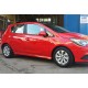 Бокові пороги DPT (чорний глянець) для Opel Corsa E 2015-2019 рр