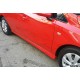 Бокові пороги DPT (чорний глянець) для Opel Corsa E 2015-2019 рр