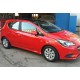 Бокові пороги DPT (чорний глянець) для Opel Corsa E 2015-2019 рр
