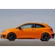 Бокові пороги DPT V-1 (Coupe, чорний глянець) для Seat Ibiza 2010-2017 рр