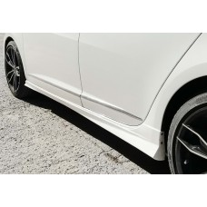 Бокові пороги DPT V-2 (чорний глянець) для Seat Ibiza 2010-2017 рр