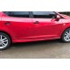 Бокові пороги DPT V-3 (чорний глянець) для Seat Ibiza 2010-2017 рр