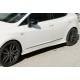 Бокові пороги DPT V-3 (чорний глянець) для Seat Ibiza 2017- рр