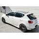 Бокові пороги DPT V-3 (чорний глянець) для Seat Ibiza 2017- рр