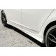 Бокові пороги DPT V-3 (чорний глянець) для Seat Ibiza 2017- рр