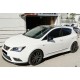 Бокові пороги DPT V-3 (чорний глянець) для Seat Ibiza 2017- рр