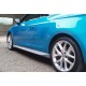 Бокові пороги DPT V-1 (під фарбування) для Seat Leon 2013-2020 рр