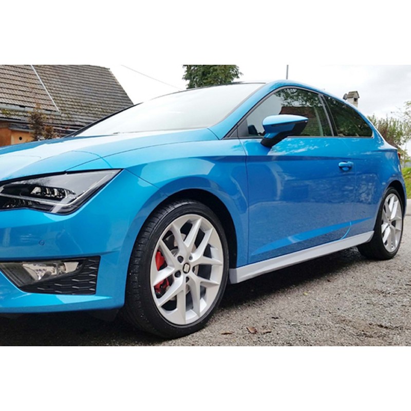Бокові пороги DPT V-1 (під фарбування) для Seat Leon 2013-2020 рр