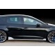Бокові пороги DPT V-3 (2017-2020, чорний глянець) для Seat Leon рр