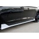 Бокові пороги DPT V-3 (2017-2020, чорний глянець) для Seat Leon рр