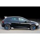 Бокові пороги DPT V-3 (2017-2020, чорний глянець) для Seat Leon рр