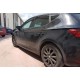 Бокові пороги DPT V-8 (під фарбування) для Seat Leon 2013-2020 рр