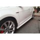 Боковые пороги DPT V-1 (под покраску) для Volkswagen Golf 7/E-Golf