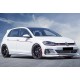 Боковые пороги DPT V-5 (черный глянец) для Volkswagen Golf 7/E-Golf