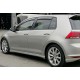 Боковые пороги DPT V-9 (черный глянец) для Volkswagen Golf 7/E-Golf
