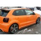 Бокові пороги DPT V-4 (Під фарбування) для Volkswagen Polo 2010-2017 рр