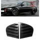 Накладки на задние окна DPT (черный глянец, 2шт) для BMW 3 серия E-90/91/92/93 2005-2011 гг