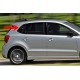Накладки на задние окна DPT (Черный Глянец, 2шт) для Volkswagen Polo 2010-2017 гг