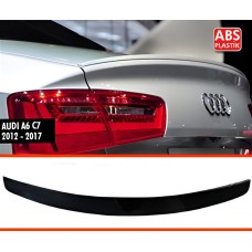 Спойлер DPT (черный глянец) для Ауди A6 C7 2011-2017 гг