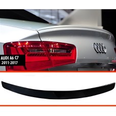 Спойлер DPT V1 (SD, черный глянец) для Ауди A6 C7 2011-2017 гг