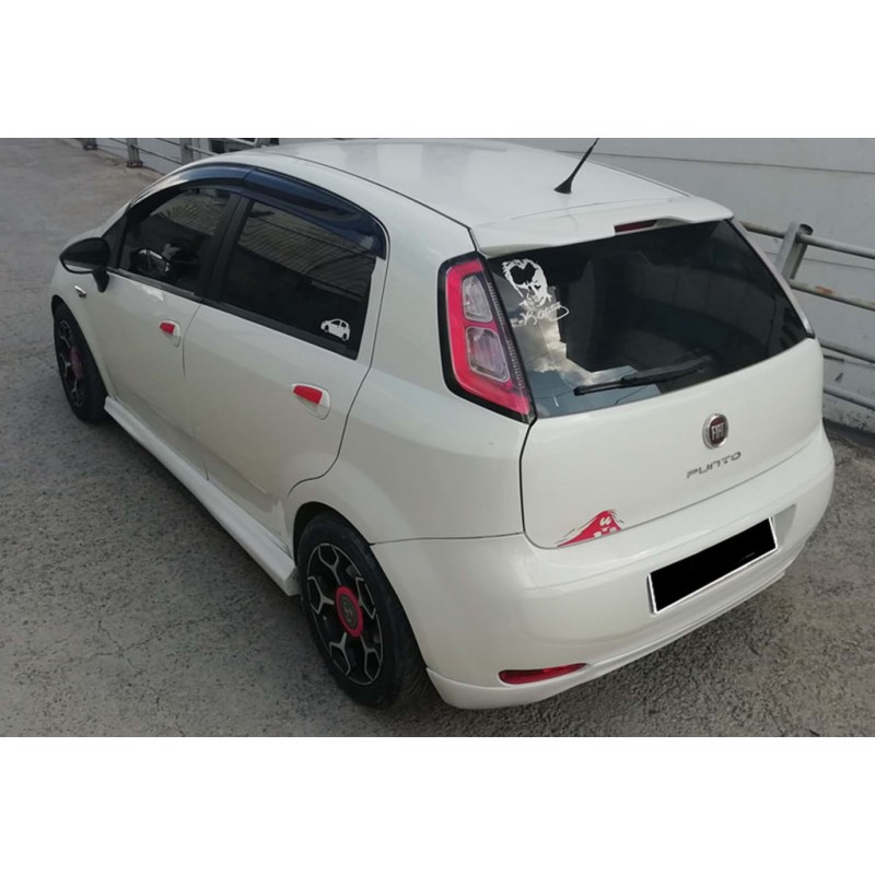 Спойлер DPT (чорний глянець) для Fiat Punto Grande/EVO 2006-2018 рр