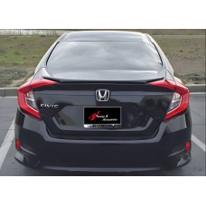 Спойлер DPT (чорний глянець) для Honda Civic Sedan X 2016-2021 рр