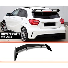 Спойлер DPT V-2 (чорний глянець) для Mercedes A-сlass W176 2012-2018 рр