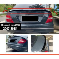 Спойлер DPT V-1 (чорний глянець) для Mercedes C-class W204 2007-2015рр