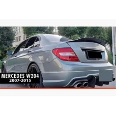 Спойлер DPT V-2 (чорний глянець) для Mercedes C-class W204 2007-2015рр