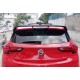 Спойлер DPT V-2 (чорний глянець) для Opel Astra K 2016-2021 рр