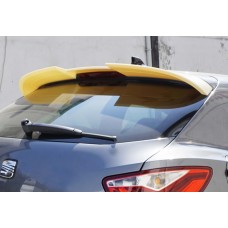 Спойлер DPT (2 дверки, чорний глянець) для Seat Ibiza 2010-2017 рр