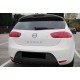 Спойлер DPT V-4 (2009-2012, черный глянец) для Seat Leon