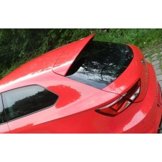 Спойлер DPT V-1 (2 дверки, чорний глянець) для Seat Leon 2013-2020 рр