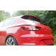 Спойлер DPT V-1 (2 дверки, чорний глянець) для Seat Leon 2013-2020 рр