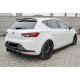 Спойлер DPT V-8 (чорний глянець) для Seat Leon 2013-2020 рр