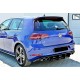 Спойлер DPT V-9 (HB, черный глянец) для Volkswagen Golf 7/E-Golf