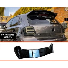 Спойлер DPT V-1 (HB, чорний глянець) для Volkswagen Polo 2010-2017 рр