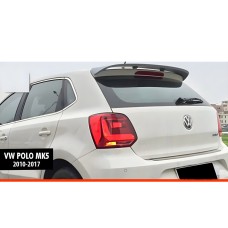 Спойлер DPT V-5 (HB, чорний глянець) для Volkswagen Polo 2010-2017 рр