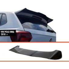 Спойлер DPT V-2 (2017-2021, HB, чорний глянець) для Volkswagen Polo 2017- рр