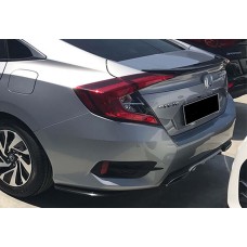 Задние FLAP накладки DPT (черный глянец) для Honda Civic Sedan X 2016-2021 гг