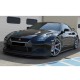 Передня Lip накладка DPT (чорний глянець) для Nissan GT-R