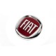 Емблема (Червоний, на штирі) 95 мм для Тюнінг Fiat