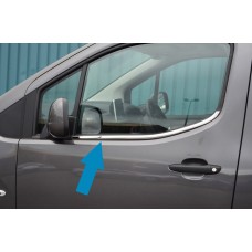 Окантовка вікон Omsa Line (2 шт, нерж.) для Citroen Berlingo/Multispace 2018- рр