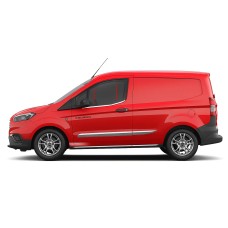 Окантовка вікон Omsa Line (2 шт, нерж.) для Ford Courier 2023- рр