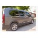 Молдинги здвіжної дверки (2 шт., нерж) для Toyota Proace City