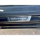 Универсальные накладки на пороги Volkswagen V-1 (4 шт., нерж) для Тюнинг Volkswagen