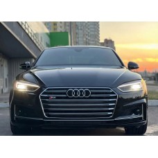 Передня решітка S-style (2016-2019, чорна) для Ауди A5 рр