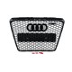 Передняя решетка RS-Style (черная) для Ауди A6 C6 2004-2011 гг